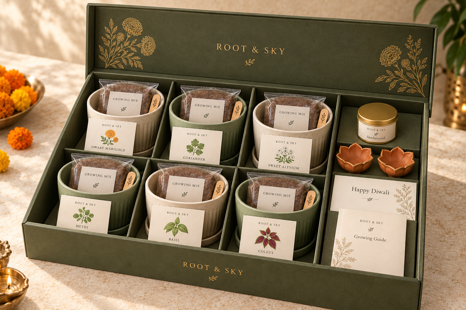 The Full Garden, a six-variety seed gift kit